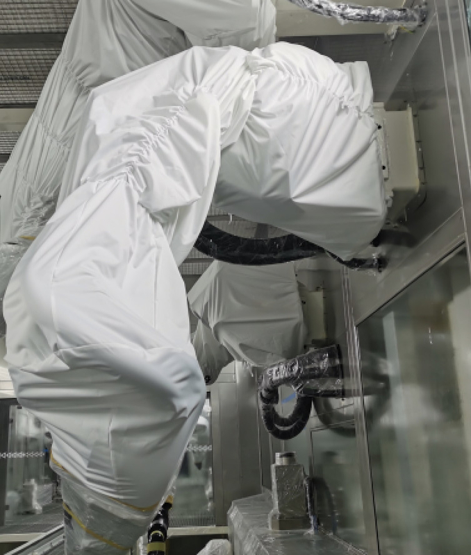 ABB KUKA Robot Kol Püskürtme Atölyesi İçin Robot Koruma Sistemleri Giysileri