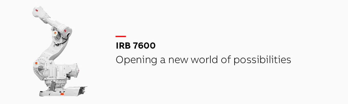 Karbon Çelik Yük 650kg IRB 7600 Kaynak İçin Çok Abb Robot Kol Sprey