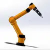 Kendinden Ağırlıklı Endüstriyel Robot Tutucu Gıda İşleme 1kg 0.01mm Tekrarlama Doğruluğu