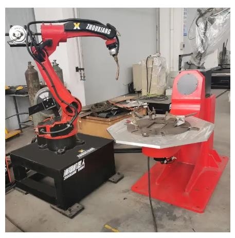 FANUC Çift Eksenli Robot Konumlandırıcı L Tipi Ark Kaynağı Robotik Konumlandırıcı 300KG 450mm