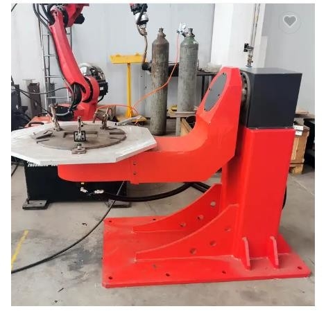 FANUC Çift Eksenli Robot Konumlandırıcı L Tipi Ark Kaynağı Robotik Konumlandırıcı 300KG 450mm