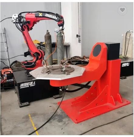 FANUC Çift Eksenli Robot Konumlandırıcı L Tipi Ark Kaynağı Robotik Konumlandırıcı 300KG 450mm
