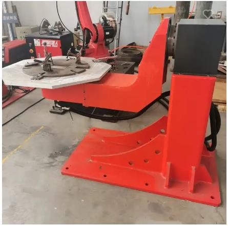 FANUC Çift Eksenli Robot Konumlandırıcı L Tipi Ark Kaynağı Robotik Konumlandırıcı 300KG 450mm