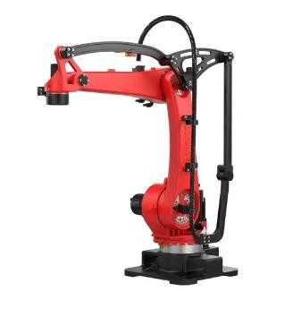 Robotik Lazer Kaynak Robotu Sistemi Paslanmaz Çelik Alüminyum Form Robot Kolu ile Çalışma Kabini Elektrikli