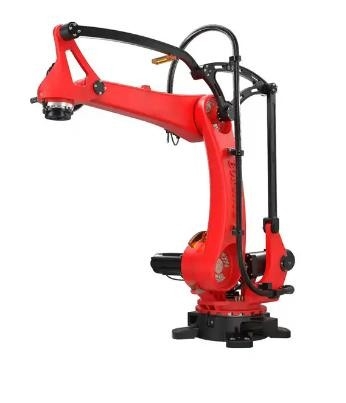 Robotik Lazer Kaynak Robotu Sistemi Paslanmaz Çelik Alüminyum Form Robot Kolu ile Çalışma Kabini Elektrikli