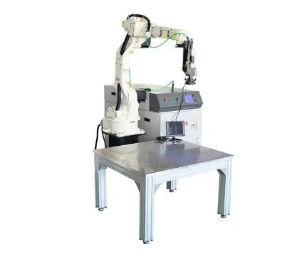 Fiber Robot Lazer Kaynak Sistemi Makine Optik Yol Mobil Robotik Kol Darbe Genişliği 0.1-20ms