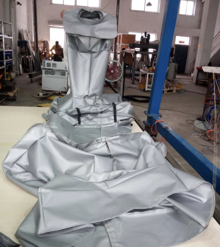 Asitli ve koroziv sıvılar hariç, su geçirmez işbirlikçi robot zırh kapakları