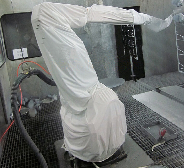 Yüzey direnci 10 7Ω olan robotik zırh kaplamaları - statik patlama için uygundur