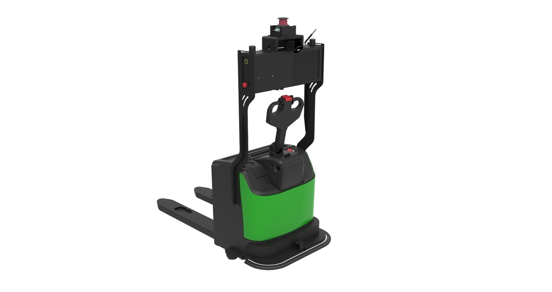 125 mm standart kaldırma yüksekliği 2000 kg taşıma kapasitesine sahip otomatik yönlendirilmiş çatal kaldırıcı