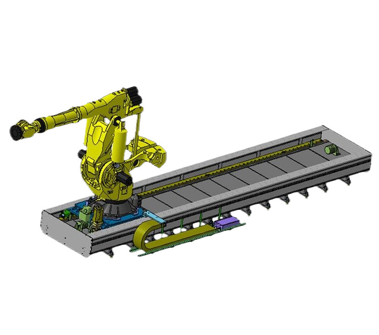 500 kg yararlı yük ve motor çekirdek bileşenleri ile ağır yüklü motorlu robot doğrusal kılavuzu