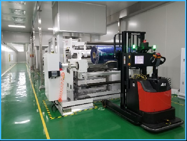 Robot Çatal Araç AGV Düzenlenebilir Hız 0-1500mm/s 270kg Öz Ağırlık CE Sertifikalı