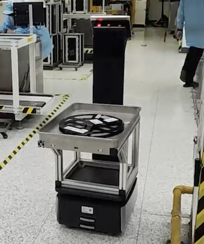 Hız 1.2m/s 16AH pil ile otonom mobil robot 3-4H şarj süresi HDMI bağlantısı